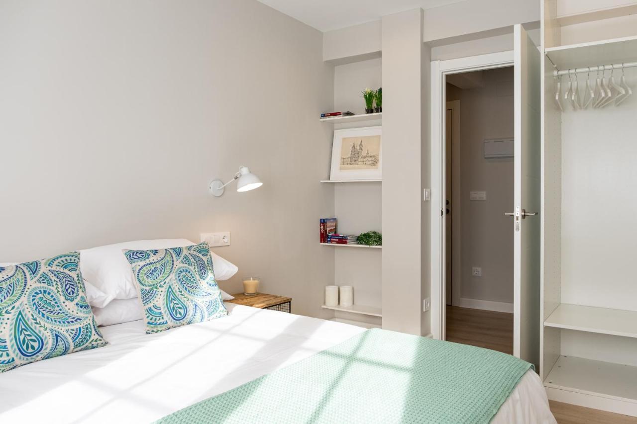 Apartamento De Diseno Centrico Con Terraza Espectacular Santiago de Compostela Eksteriør billede
