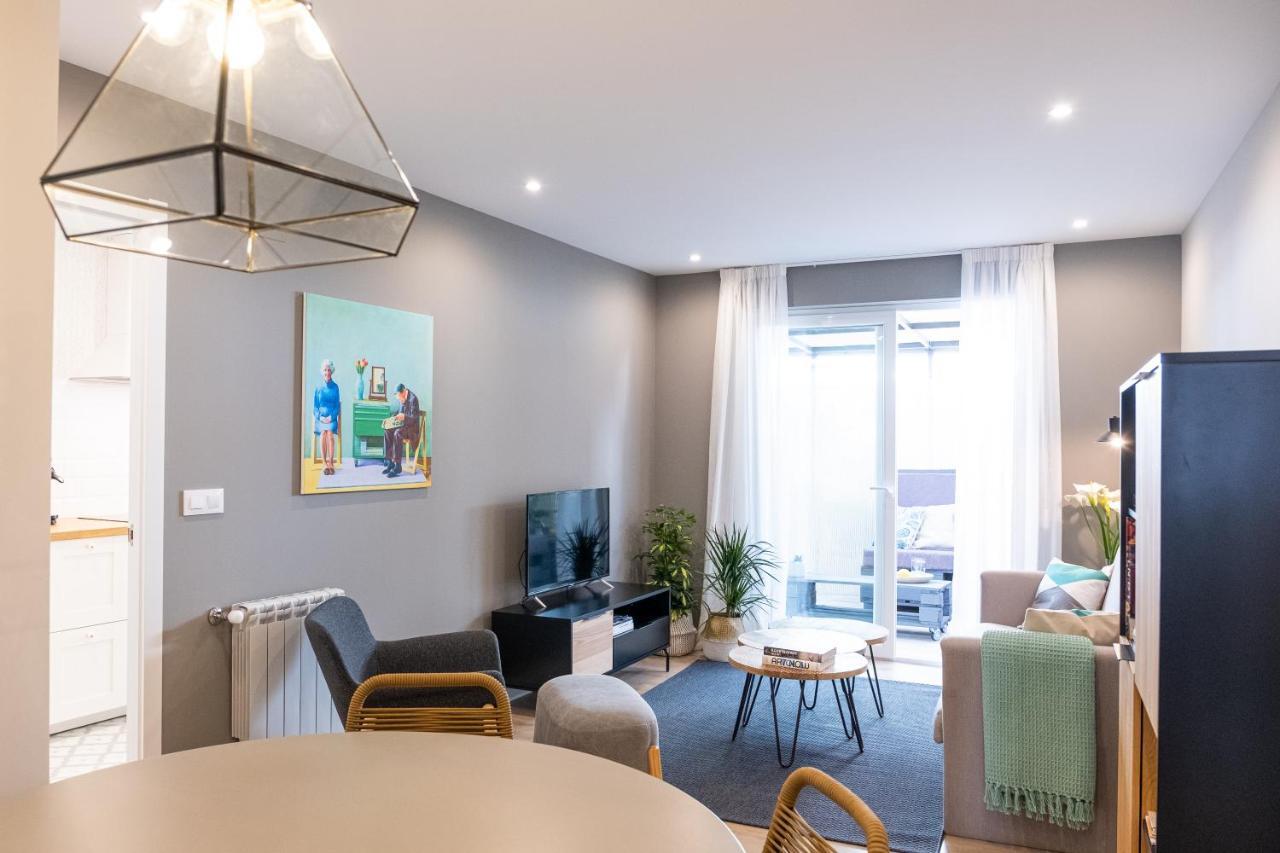 Apartamento De Diseno Centrico Con Terraza Espectacular Santiago de Compostela Eksteriør billede