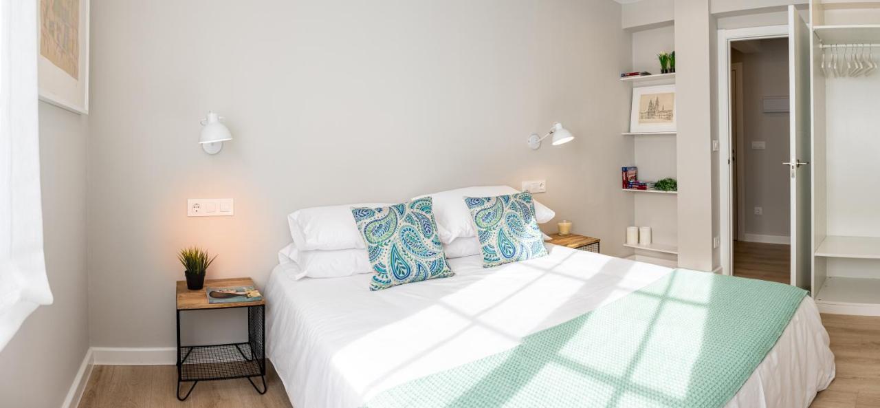 Apartamento De Diseno Centrico Con Terraza Espectacular Santiago de Compostela Eksteriør billede