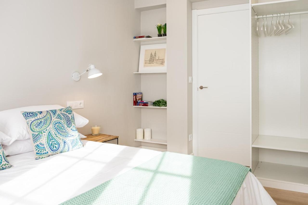 Apartamento De Diseno Centrico Con Terraza Espectacular Santiago de Compostela Eksteriør billede