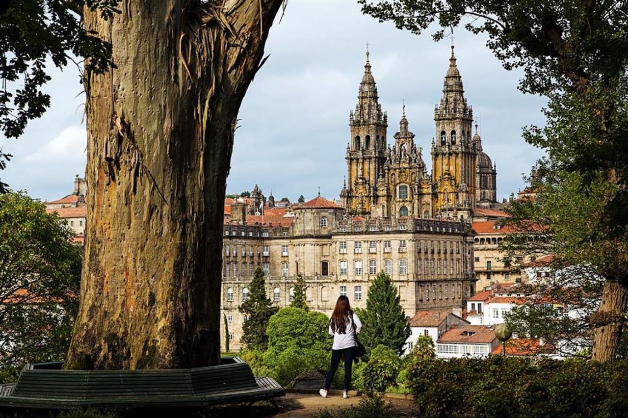 Apartamento De Diseno Centrico Con Terraza Espectacular Santiago de Compostela Eksteriør billede